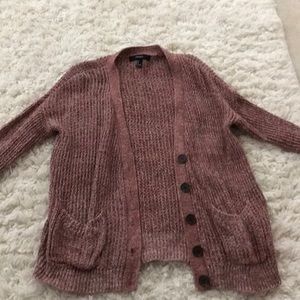 Light red cardigan